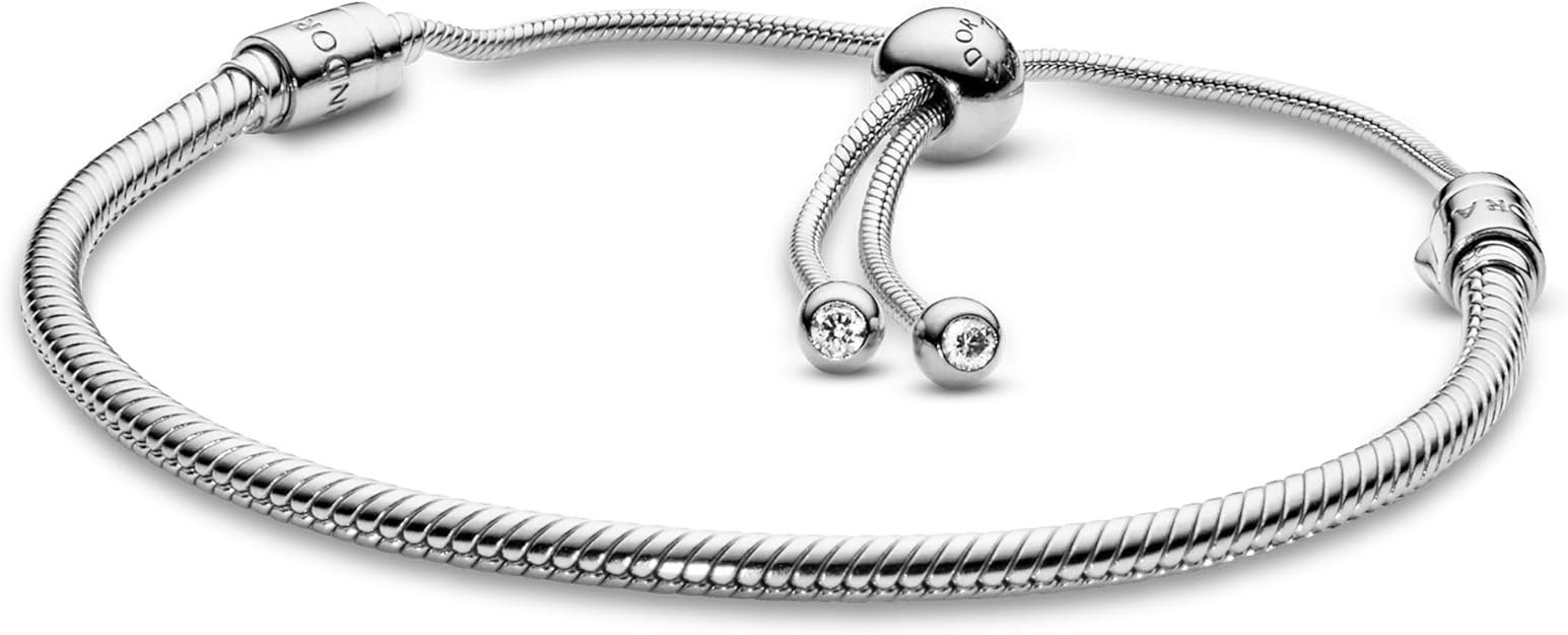 PANDORA Pulsera 597125CZ-2 Mujer Plata Moments Deslizante